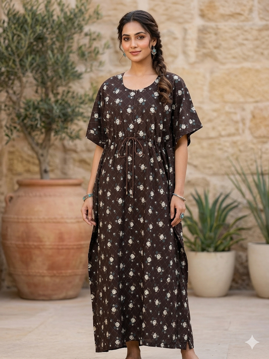 Kaftan HAZELNUT BROWN