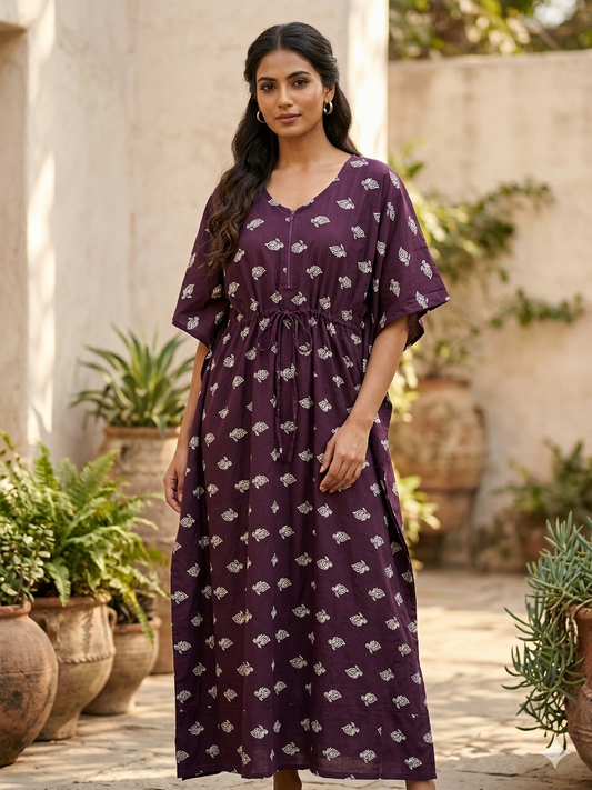 Kaftan WINE BURGUNDY