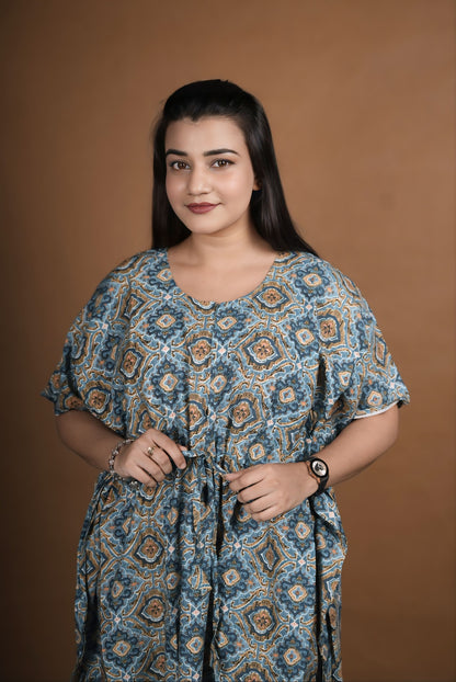 Kaftan – Ajrak Blue