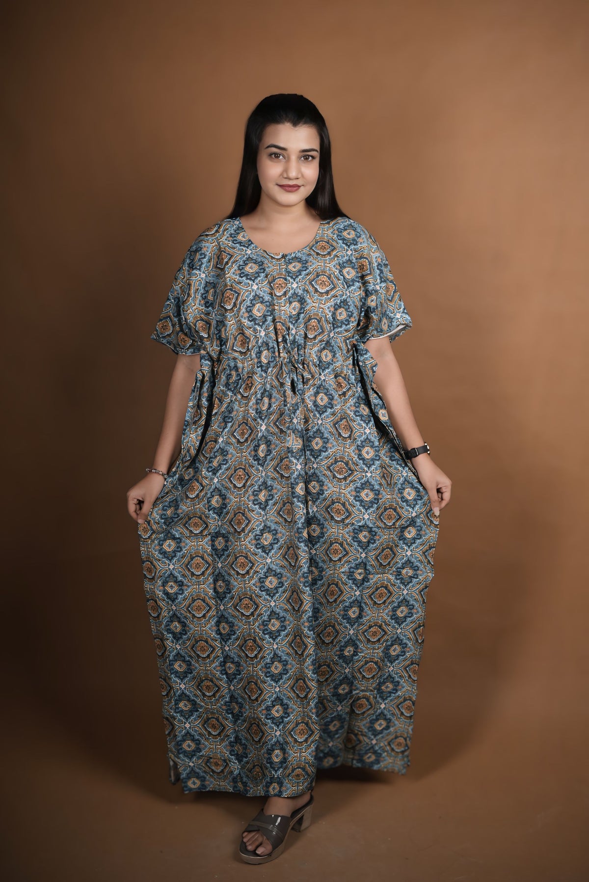 KAFTAN - Ajrak Blue