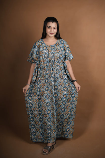 Kaftan – Ajrak Blue
