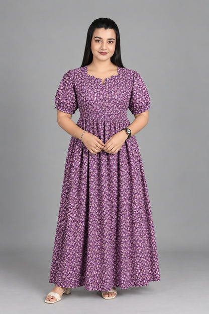 Maxi Dress – Lavender floral