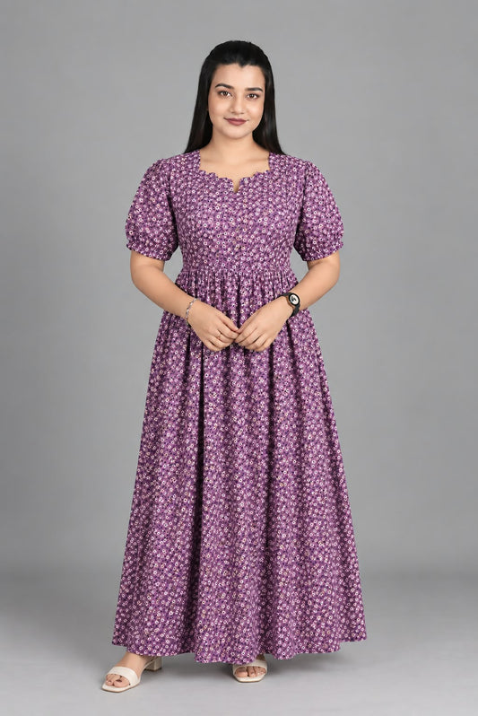 Maxi Dress – Lavender floral