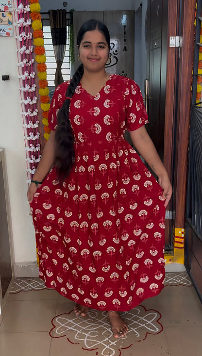 Maxi Dress – RED BLOSSOM
