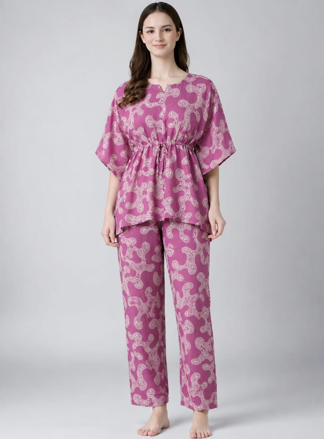 Kaftan coords - Onion pink