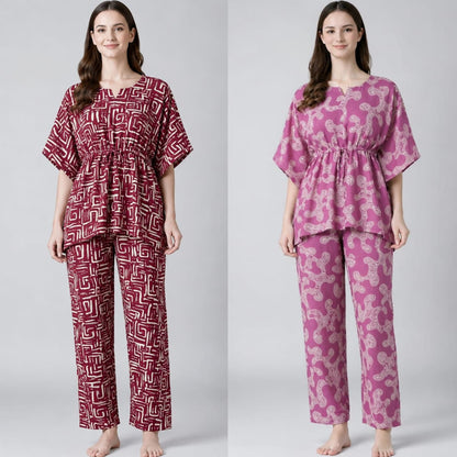 Kaftan Co-ord Set – Beauty 2-Piece Combo