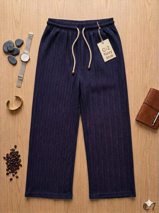 PALAZZO PANT - Navy Blue