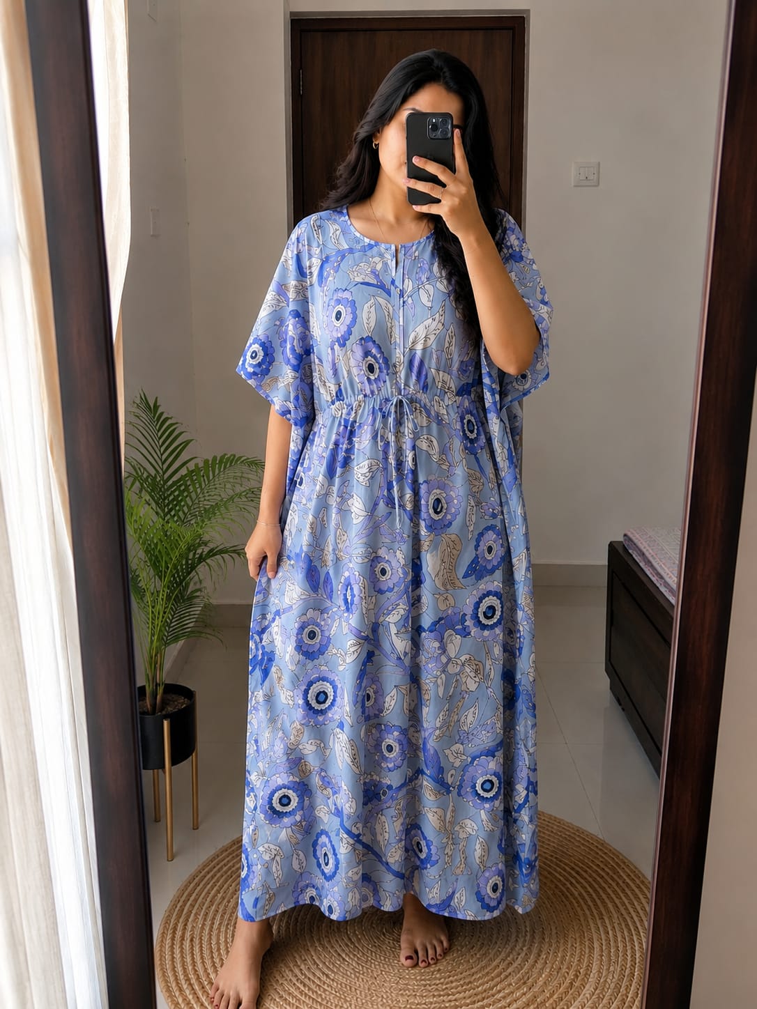 Kaftan - Tie dye Blue