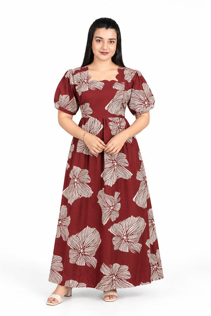 Maxi Dress – Glow Red