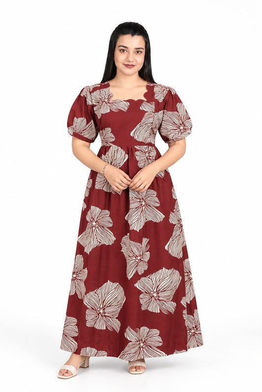 Maxi Dress – Glow Red