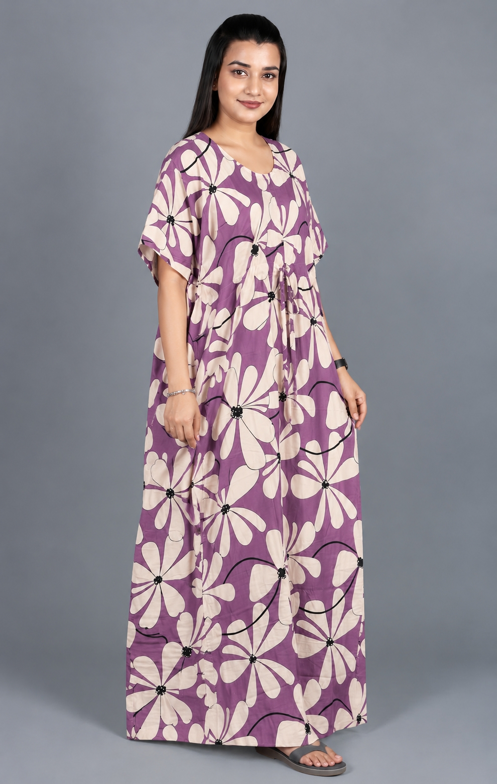 Kaftan – Lavender side view