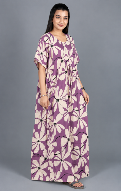 Kaftan – Lavender side view