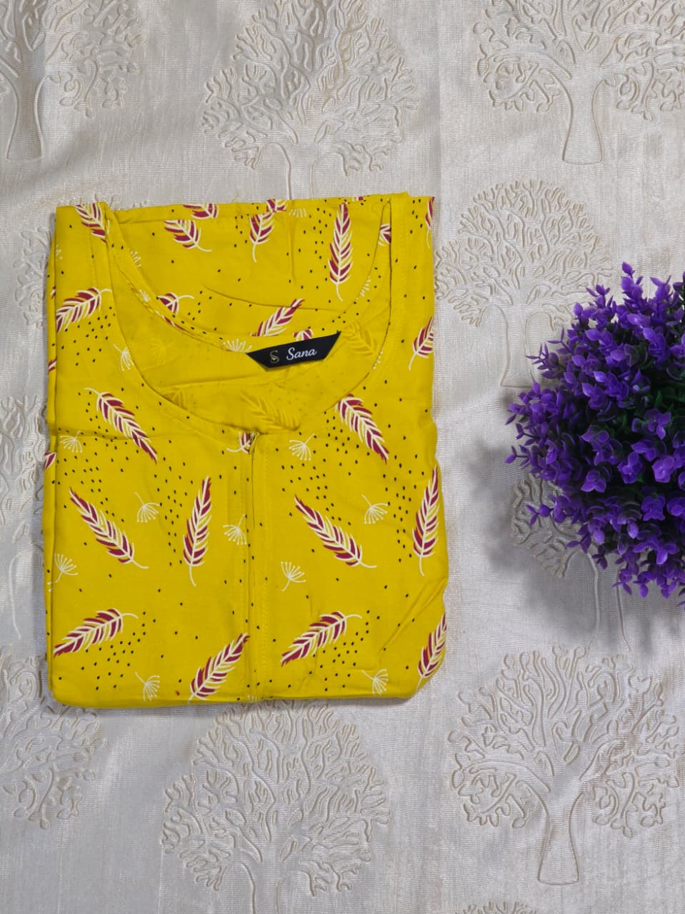 Kaftan - Lemon Yellow